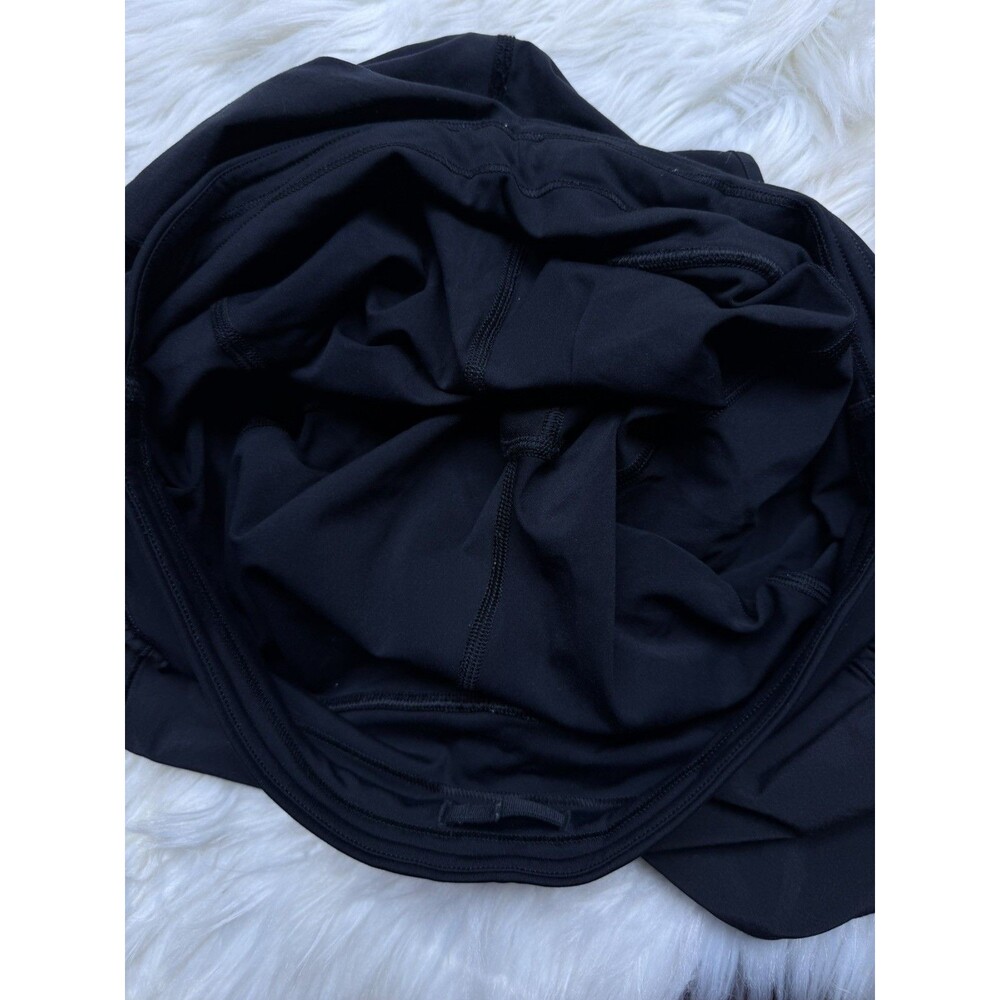 Lululemon Womens Size 8 Squad Goals Shorts 2.5” Lined Running Shorts Black - Picture 6 of 6
